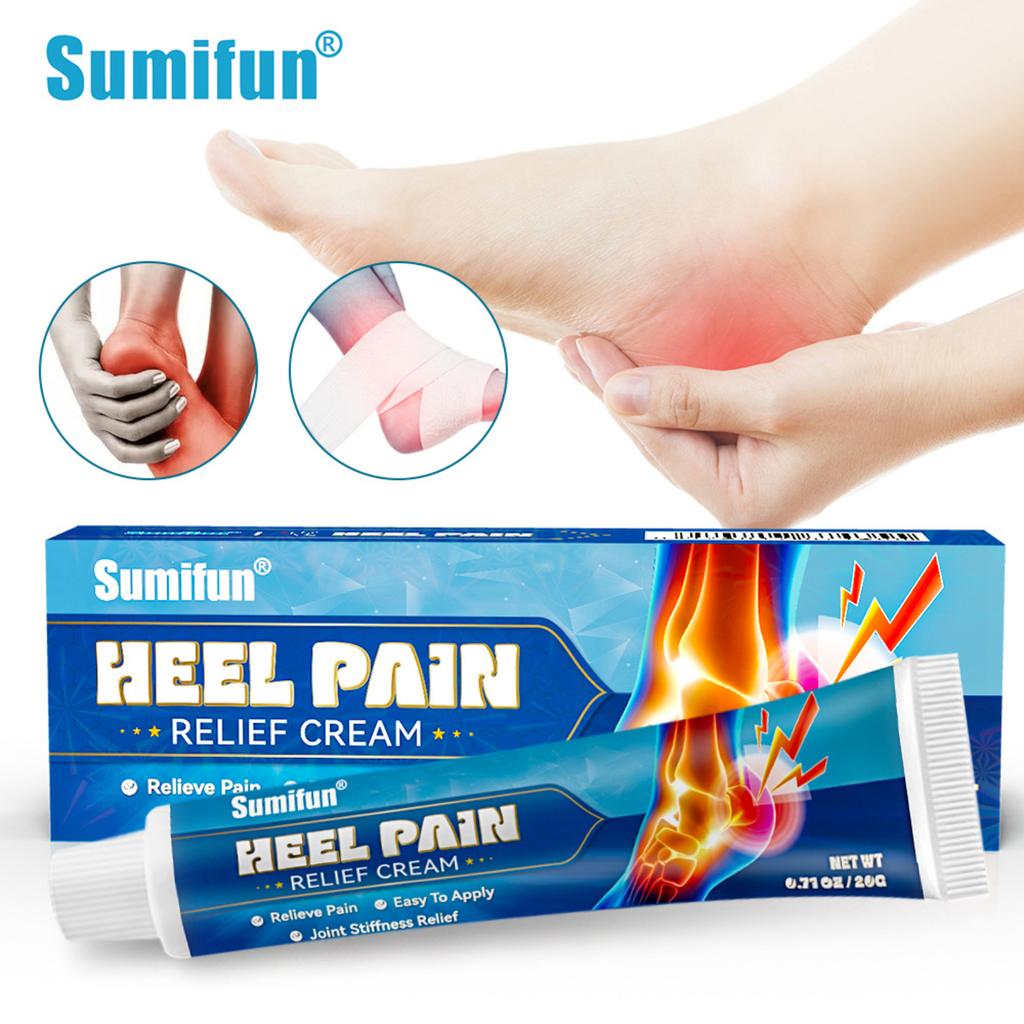 Heel Pain Relief Cream for Foot and Joint Stiffness Easy to Apply Topical Treatment for Foot Care and Pain Management 20g Tube