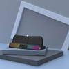 Charging Dock Station Game Console Charger Stand for Console Charging Holder with Light Tabletop Charging Base