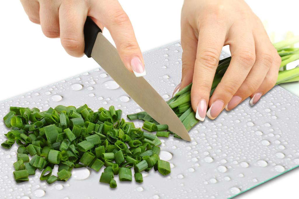 GLASS CUTTING BOARD 52x40 DROPS