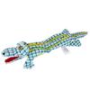 Plush Pet No Stuffing Dog Squeak Toys Crinkle Crocodile Dog Chew Toys for Small  Large Dogs  Toys