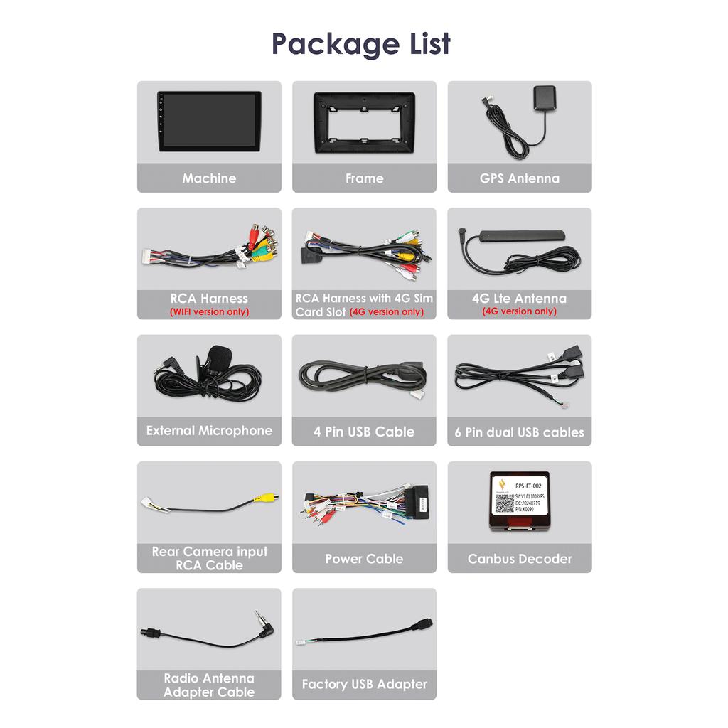 OSSURET Carplay Sisteme Auto Inteligente Carplay Android 13 Radio Auto pentru Fiat 500 2016 2017 2018 2019 Player Video Multimedia WIFI Autoradio Bluetooth