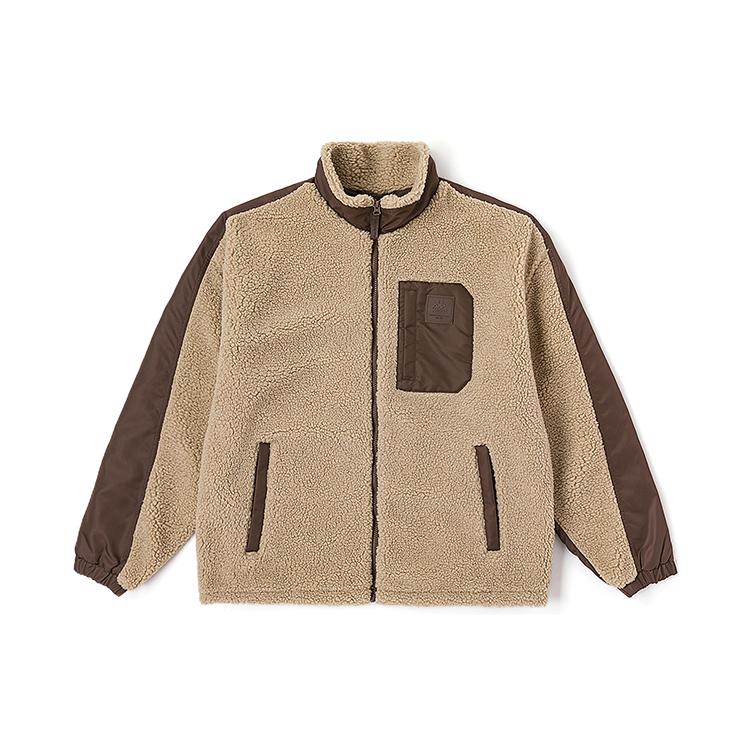 Kappa Velvet Jackets Unisex Stand Collar Moderate K0DZ2JJ04P