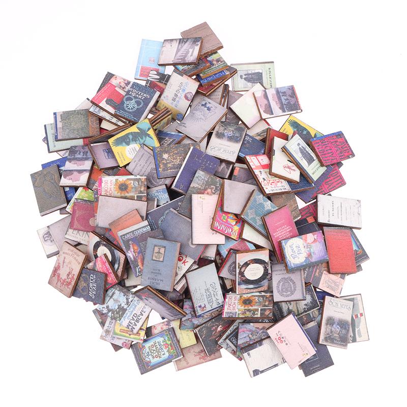 Creative Anti-Anxiety Bookshelf Miniature Book Match Boxes Gift Shake Away Your Anxiety Doll House Decoration Gifts