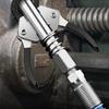 Grease Coupler Lubrication Fitting with Locking Handle, Extension Hose and Metal Needle Nozzles for Vehicle Maintenance