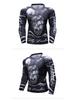Men's Long Sleeve Elastic Compression Shirt - Anti-Abrasion Jiu-Jitsu Training Body Shaper