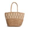 New Straw Bag Portable Vacation Beach Tote Bag Woven Bag Women's Large-capacity Vegetable Basket Bag