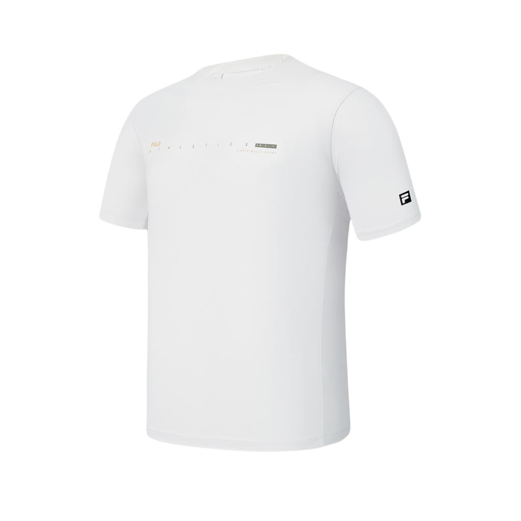 Fila Fitness SS24 T Shirt Men's Jade White A11M421107FWT