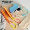 Waterproof Silicone Glasses Bag Candy Color Eyeglasses Case Sunglasses Storage Pouch  Travel Use