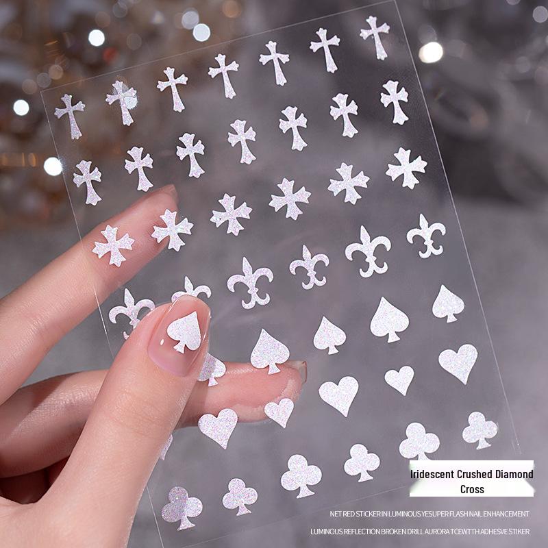 2025 Zodiac Snake Princess Nail Stickers & Shell Glitter Powder