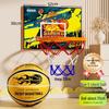 Cesta de Basquete Dobrável de Parede SHXI com Bola Silenciosa
