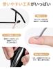 Ikurashi Hangers Prevents clothes from losing their no marks - shape, non-slip, 30-pack, left, stylish, non-slip, black.