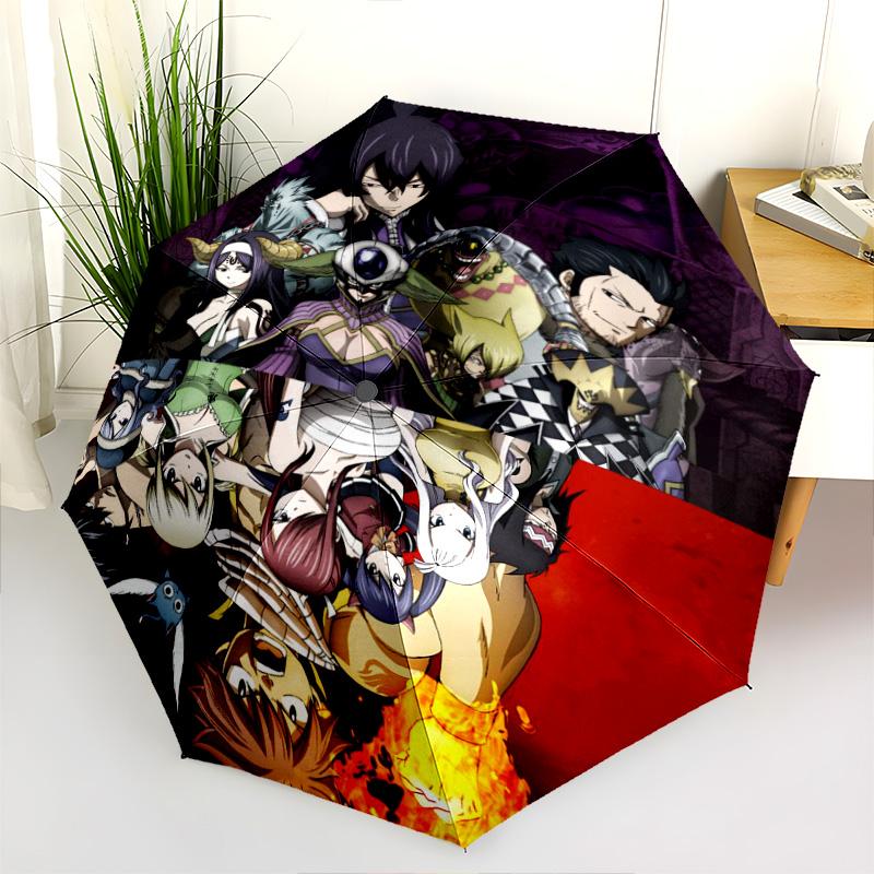 Fairy Tail Adventure Folding Umbrella Portable Travel Gift Umbrella Umbrella
