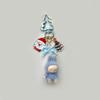 Flocking Mini Baby-free Keychain Vinyl Cute Baby Walking Bag Mobile Phone Pendant Cute Pendant