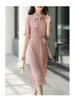 2025 High-End Japanese Workwear Silk Dress: Women's New Summer Long Dress