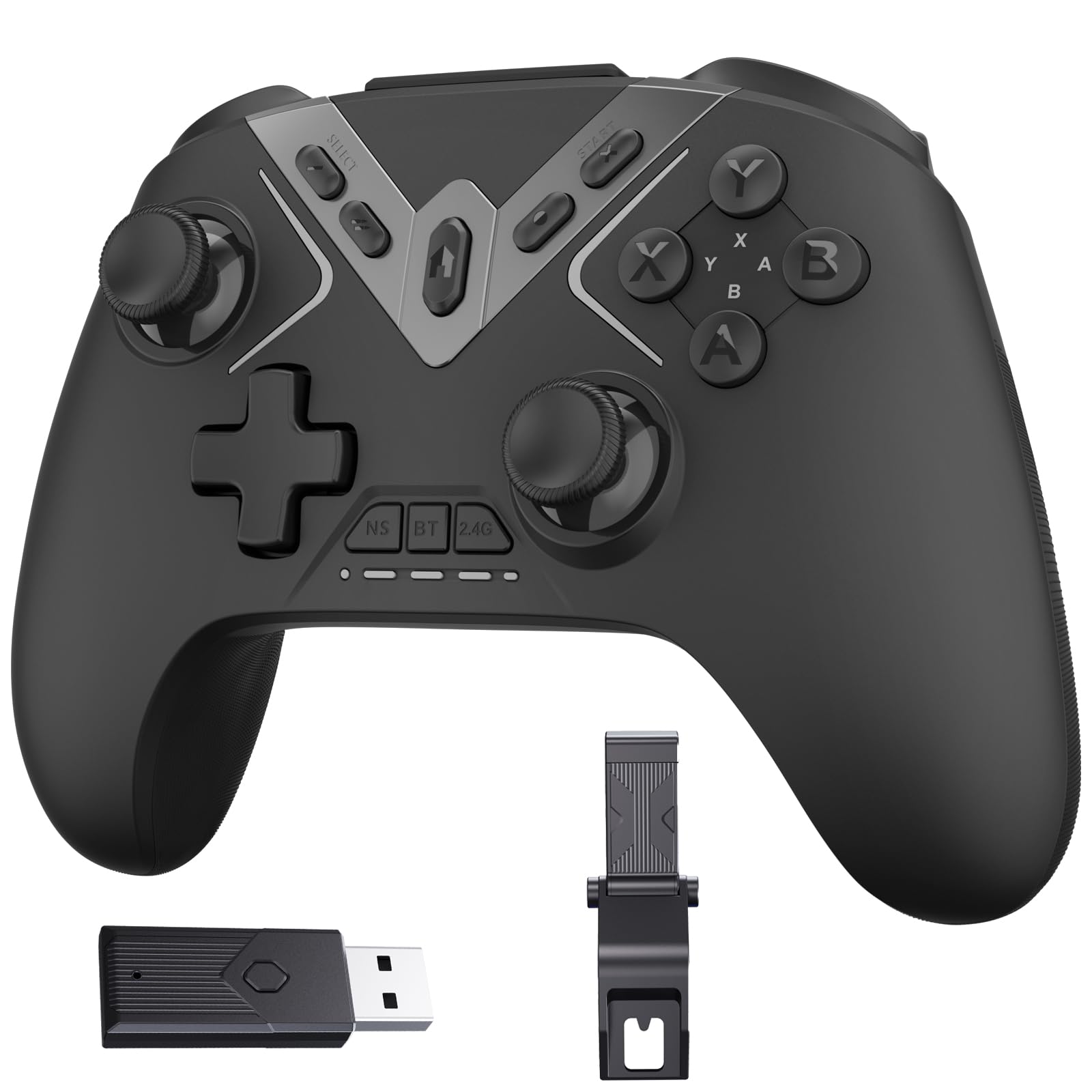 

FONLAM Переключатель Совместим с Switch и и Линейный Макро RGB Триггер с Датчиком Холла и Беспроводной Быстрый Быстрый Смартфон USB Беспроводной Приемник чёрный