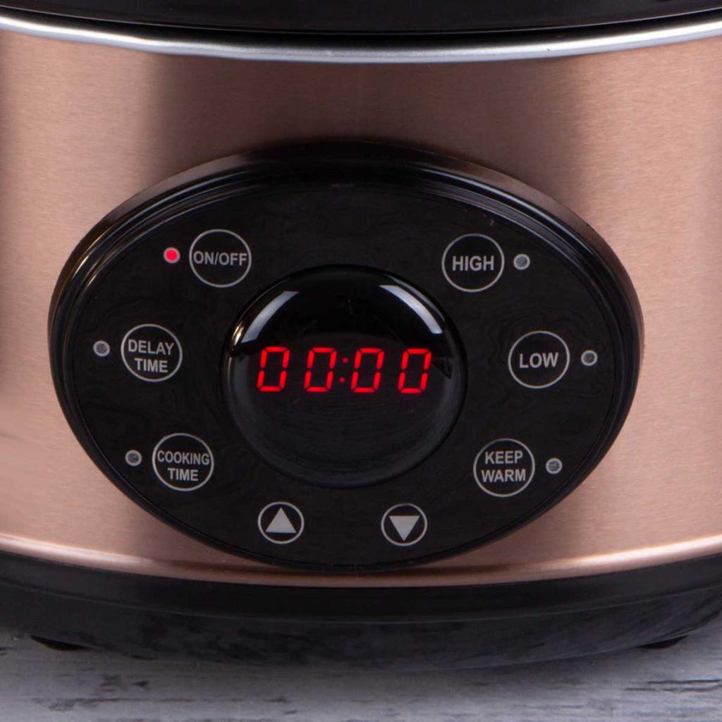 Electric Slow Cooker 3.5L Berlinger Haus Bh-9383 Rose Gold
