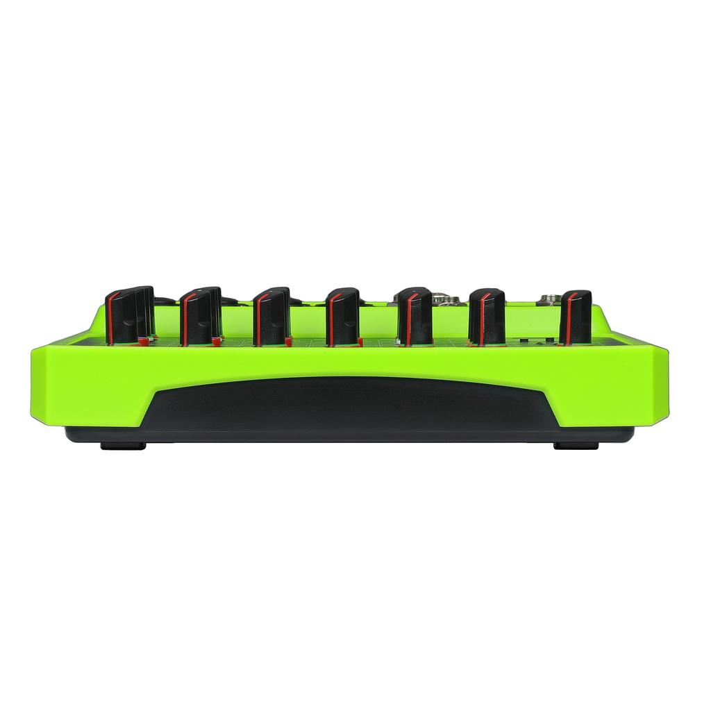 B6 Portable 6 Channels Audio Mixer USB Mixing Console Supports BT Connection with Sound Card Built in 48V Phantom Power