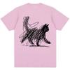 Funny Scribble Cat Japanese Graphic T Shirts Men Women Fashion Harajuku Short Sleeve Oversized Cotton