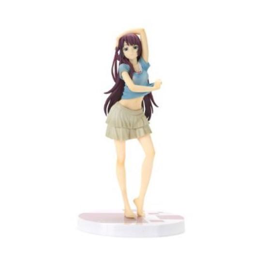 Nisio Isin Anime Project Bakemonogatari X Nisemonogatari DXF Figure Lower Senjougahara Hitagi - [Used]