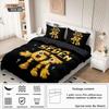 Customize 3pcs Duvet Cover Set with 6 and 7 Pattern Prints, 1 Duvet Cover + 2 Pillowcases, Filler Not Included, Artistic Visual