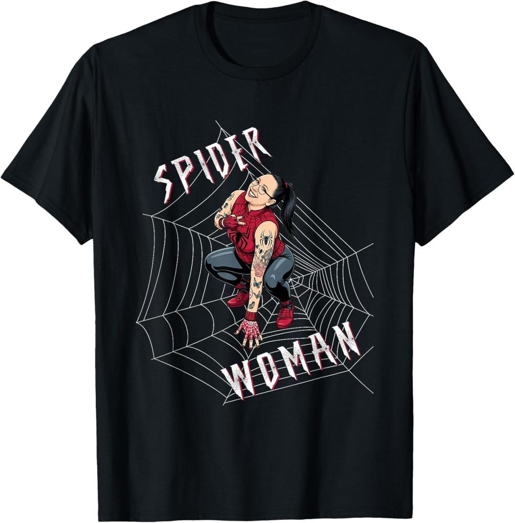Spider Woman, Funny Superhero T, Spiderweb T-Shirt Unisex T-Shirt