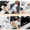 Høytemperaturmotstand Aluminiumsfolietape Kjøkkenrørreparasjonstape Lim Forseglingsfolie Varmeisolasjon Lekkasjesikker tape