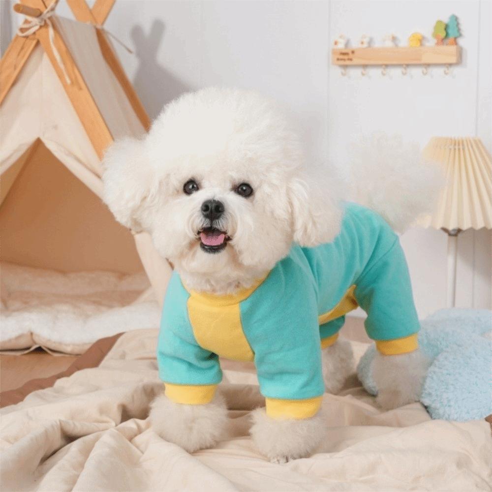 Soft Pet Jumpsuit Elastic Dog Recovery Suit Comfortable Pet Belly Cover for Autumn Winter