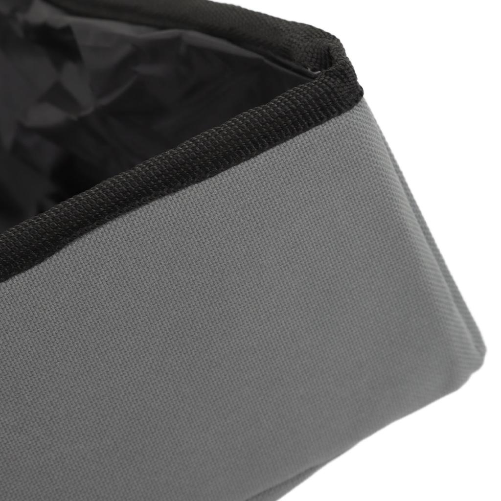 Collapsible Cat Litter Box Cloth Waterproof Outdoor Portable Cat Litter Box for Travel S Grey