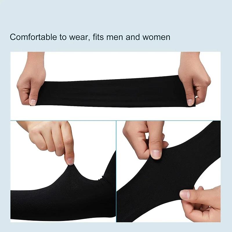1 Pair Sports Arm Compression Sleeve – UV Protection Arm Warmer for Basketball, Cycling, Running & Volleyball