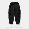 Japanischer Stil Herren Arbeitskleidung Hose Frühling Herbst Jogginghose Locker Lässig Sporthose mit großer Tasche