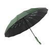 New three-fold 16-bone Shuanglong color scheme handle solid color rain umbrella vinyl sun umbrella