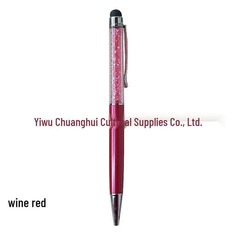Crystal Rhinestone Ballpoint Pen with Capacitive Touch Screen – Custom Logo Gift Pen.