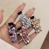 Rhinestones Colorful Rhinestones Hairpin Shiny Cute Hair Clip Sweet Zircon Hairpin  Girls