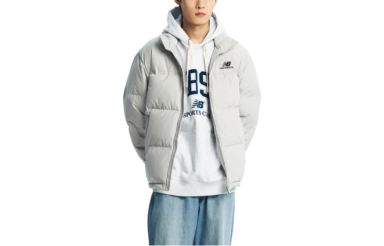 New Balance Down Jacket Unisex Light Gray NBNPD42913-16 XS