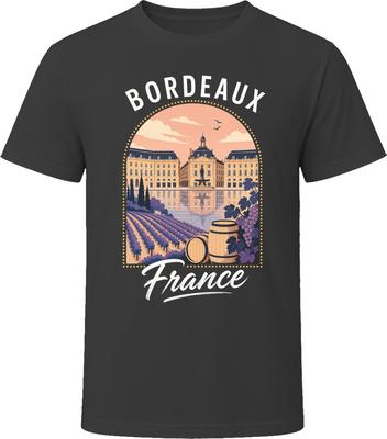Bordeaux France Wine Country Travel Souvenir Vacation Gift T-Shirt