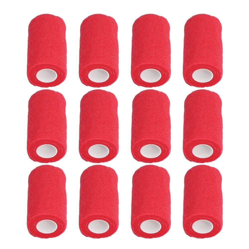 12Pcs Elastic Self Adhesive Self Adhesive Bandage Porous Non Woven Nonwovens Wrap Horses