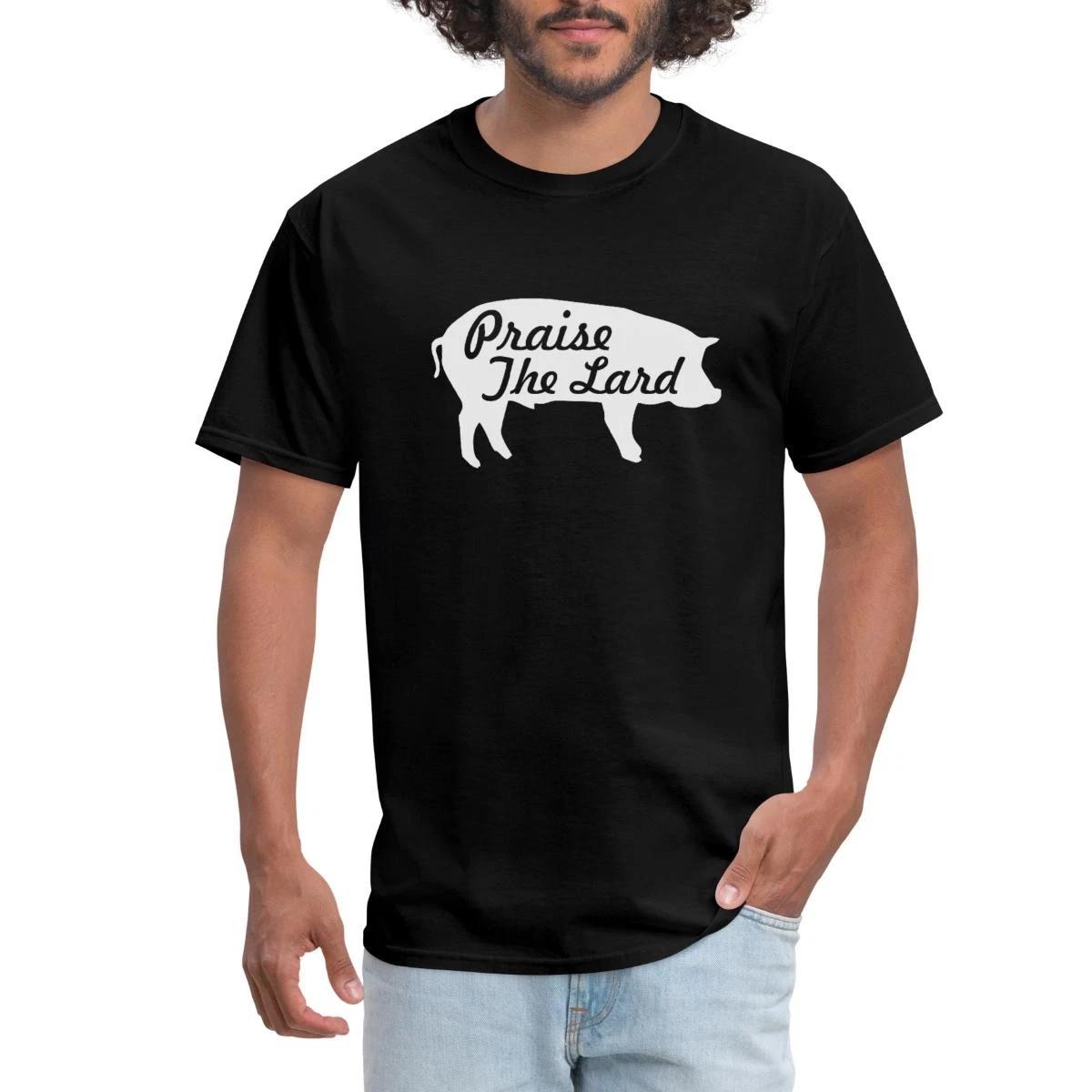 Praise The Lard Pork BBQ Men s T-Shirt XXXXL