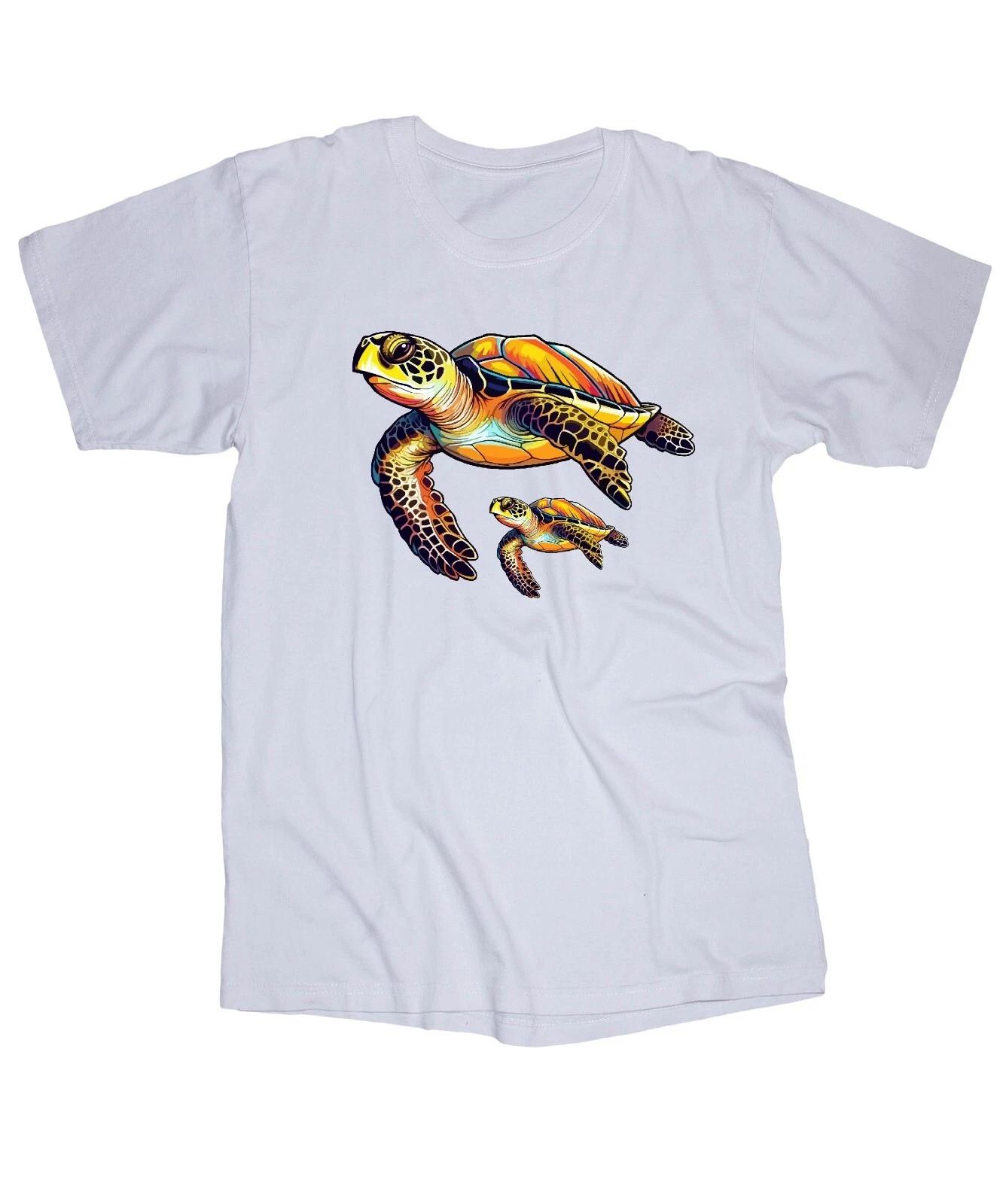 Sea Turtles white T-shirt Islands Ocean Turtle Wildlife XL
