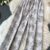 High Quality Ink-wash Acetate Satin Tie-Dye Rayon Wide-Leg Pants for Women Summer High-Waisted Slimming Loose-Fit Trousers