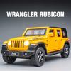 1/32 Jeeps Wrangler Rubicon Vehicle Model Car Toy High Simulation Sound and Light Off-road Alloy Collection Toy Car for Children
