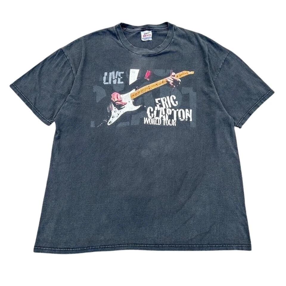 

Vintage 1998 Eric Clapton World Tour Graphic T-SHIRT Size XL TULTEX~AUTHENTIC XL