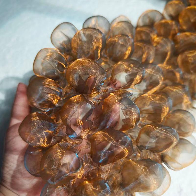 Seersucker Perspective Bubble Net Yarn Fabric For Diy Sewing Wedding Dress Stage Costume Background Decor Puffy 3D Lace Fabric