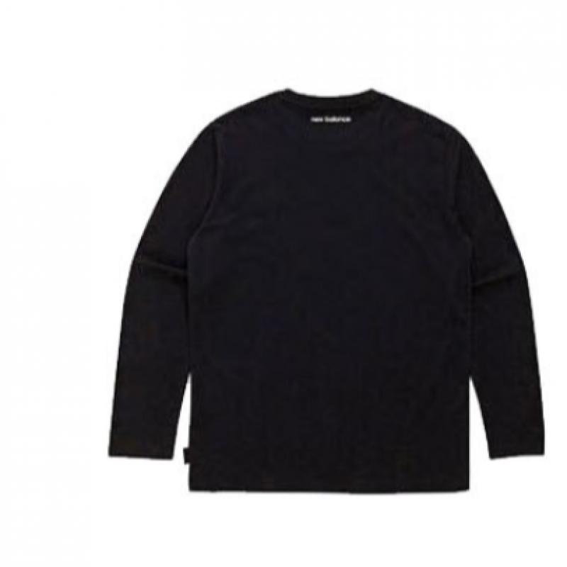 New Balance Club  Nbndd11013 Bk Essential Long Sleeve Tee Standard Fit Unisex Sweatshirt