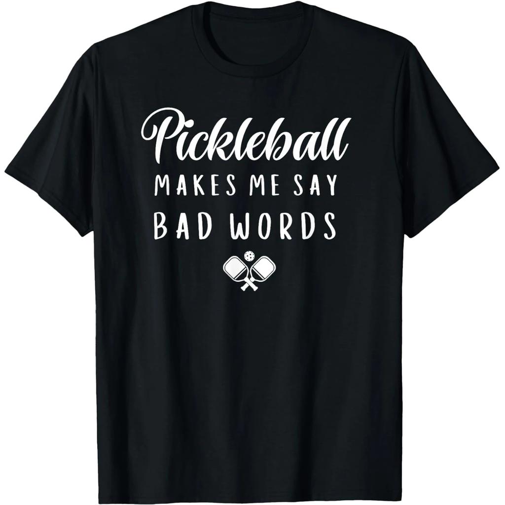 In My Pickleball Era Funny Graphic T Shirts Men Women Pure Cotton Humor Streetwear Tee Shirt Short Sleeve Unisex Loose Clothing
