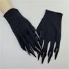 Realistic Long Nail Claw Gloves Perfect for Halloween and Costume Parties Comfortable Short Gloves for Adults and Teens