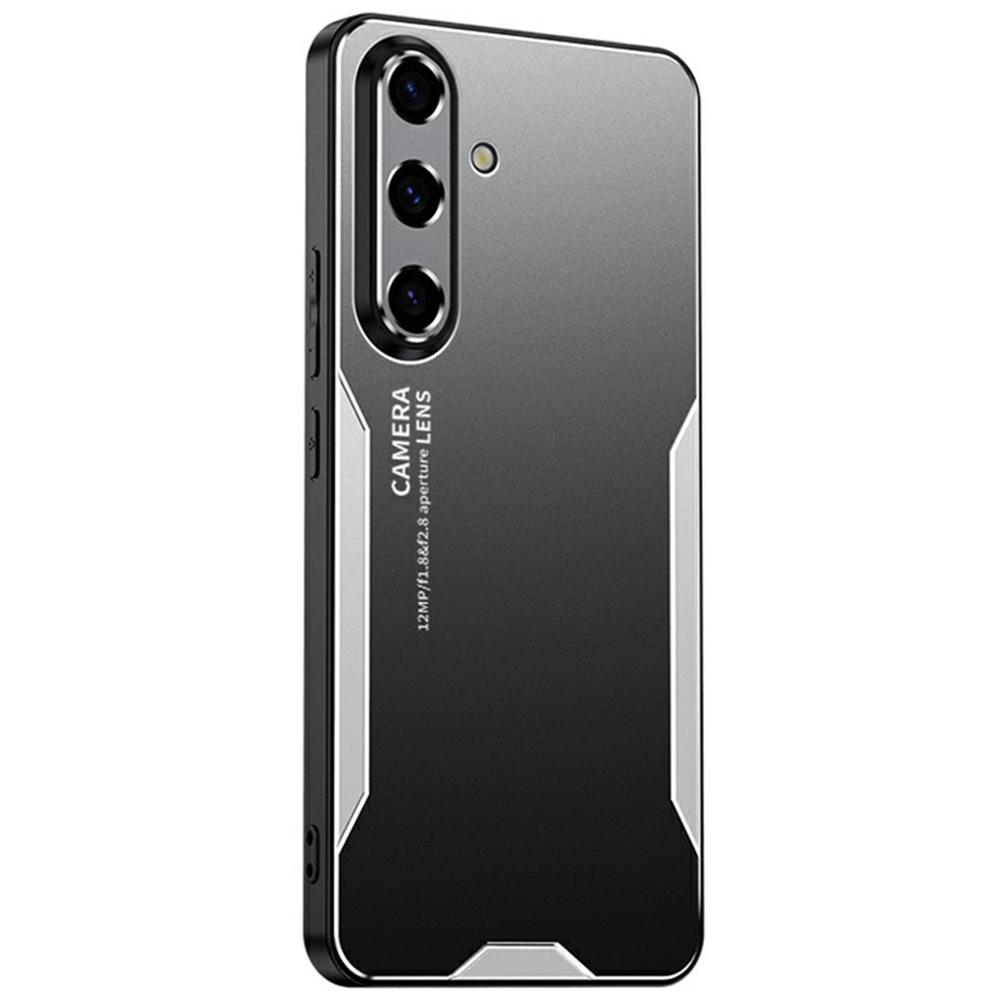 

For Samsung Galaxy A16 4G/5G Phone Case Aluminium Alloy TPU PC Back Cover Silver