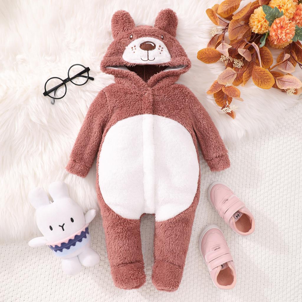 Infant Clothing Toddler Long Sleeved Autumn Winter Jumpsuits Baby Crawling Suit Cartoon Panda Onesie