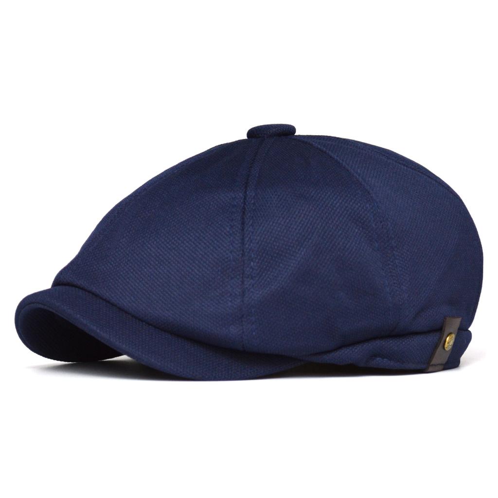 Spring Summer Casual Newsboy Caps Breathable Outdoor Retro Beret Hats Octagonal Hat Fashion Solid Flat Caps