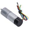 DC Geared Motor with Encoder Speed Measuring Signal Feedback Smart Car Dedicated JGA25‑371DC24V 280RPM