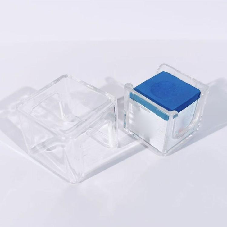 Clear Chalk Protections Box Portable Billiard Chalk Storage Case Plastic Billiard Chalk Powder Box Billiard Accessories